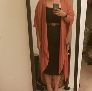Audrey 3+1 Orange Rust Kimono / Duster